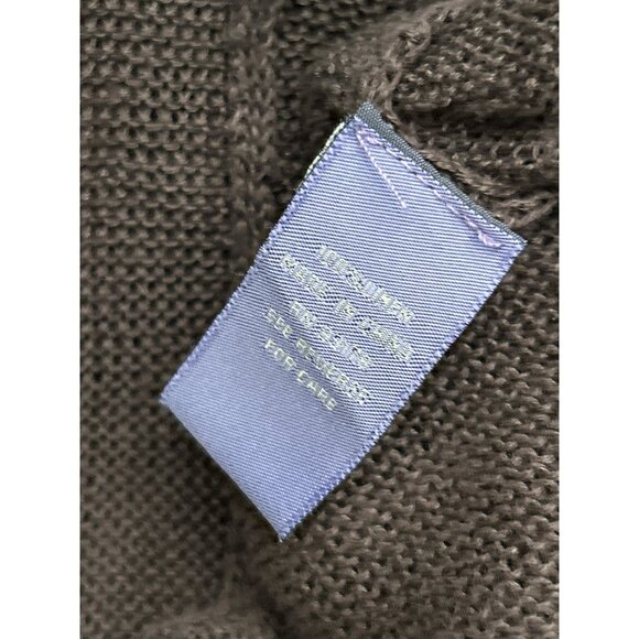 Vintage Vivienne Tam Womens V-Neck Brown Knit Baby Doll Style Linen Dress XS Y2K - Picture 6 of 6